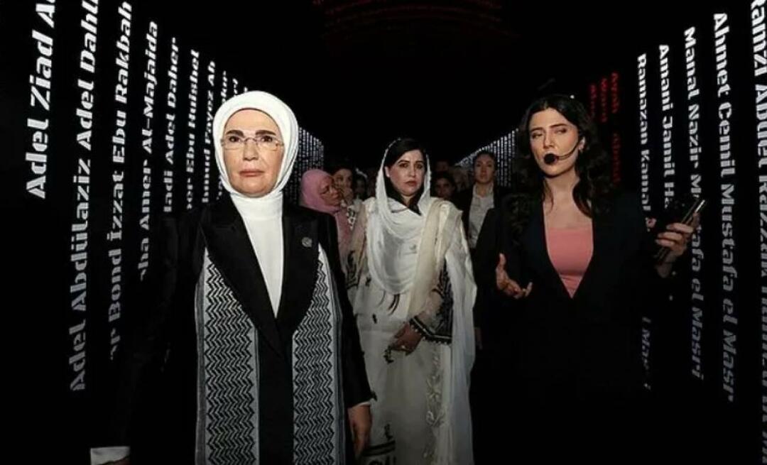 Прва дама Ердоган са супругама лидера посетила изложбу „Газа: отпор човечанству“!