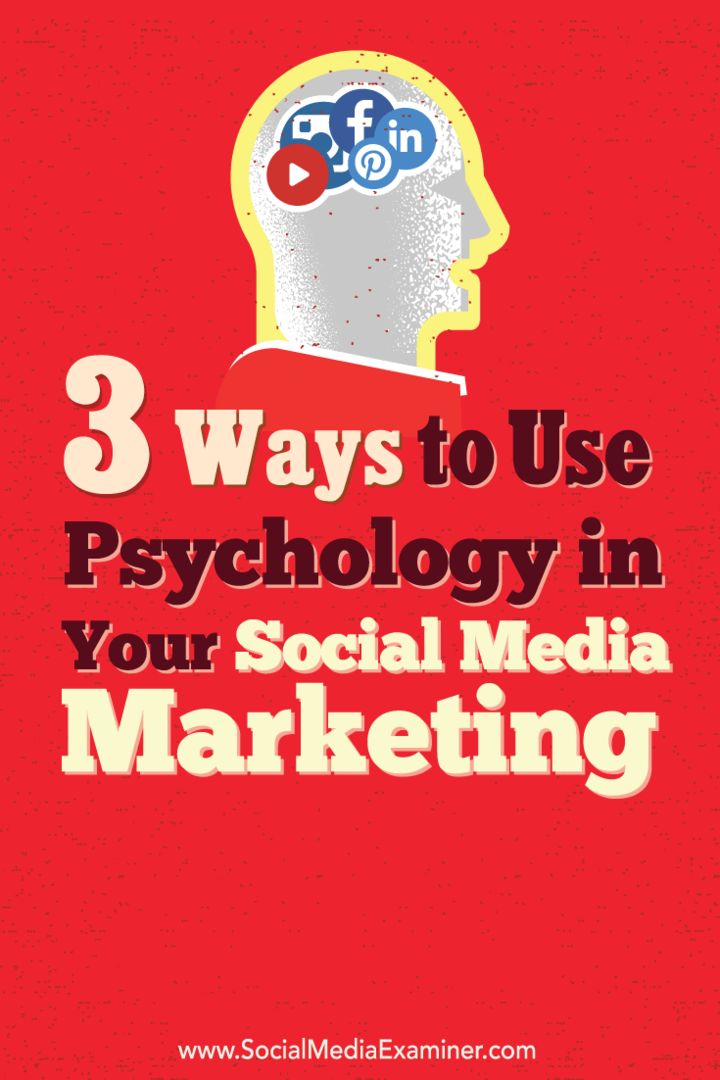 социјални медији и психолошки маркетиншки принципи