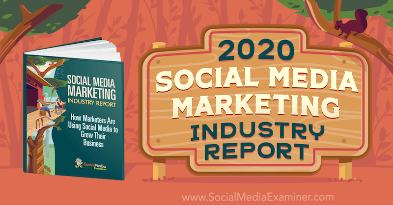 Извештај о индустрији маркетинга социјалних медија за 2020. годину, Мицхаел Стелзнер, на Социал Медиа Екаминер