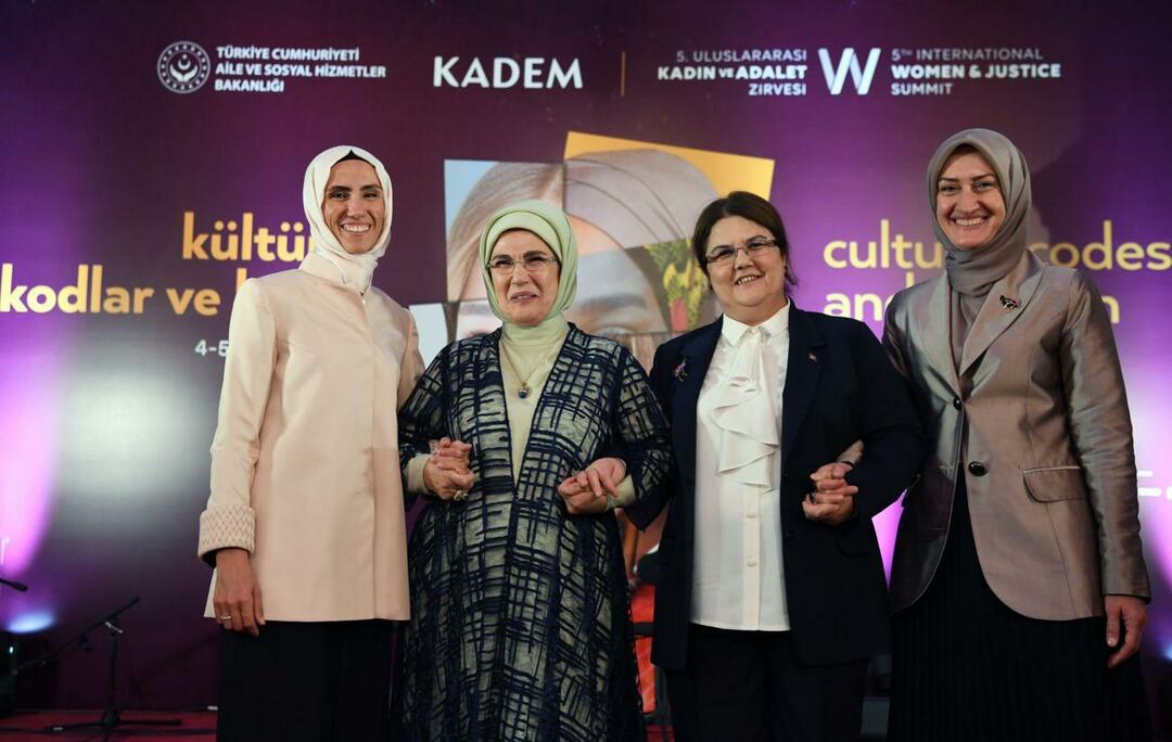Прва дама Ердоган састала се са Каоутаром Крикуом, министром националне солидарности, породице и положаја жена Алжира.