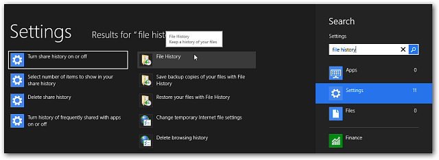 Како омогућити Виндовс 8 историју датотека