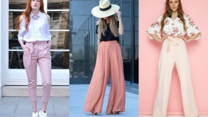 4 различите комбинације са ружичастим панталонама 