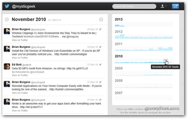 Како преузети и користити читаву архиву историје Твиттер-а