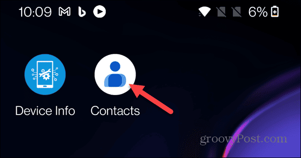 Додајте контакте на Андроид почетни екран