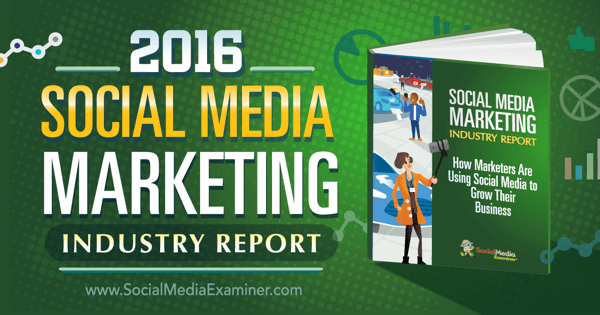 Извештај о индустрији маркетинга за друштвене медије за 2016. годину