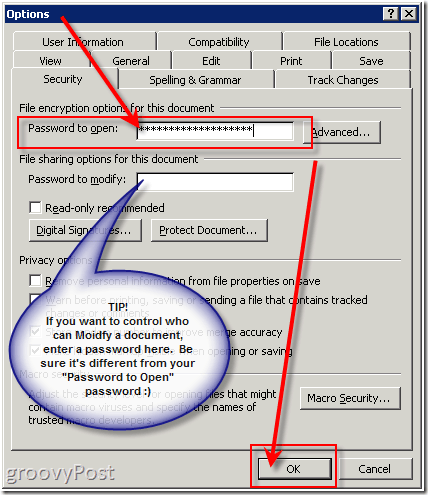 Шифрујте документе Оффице 2003