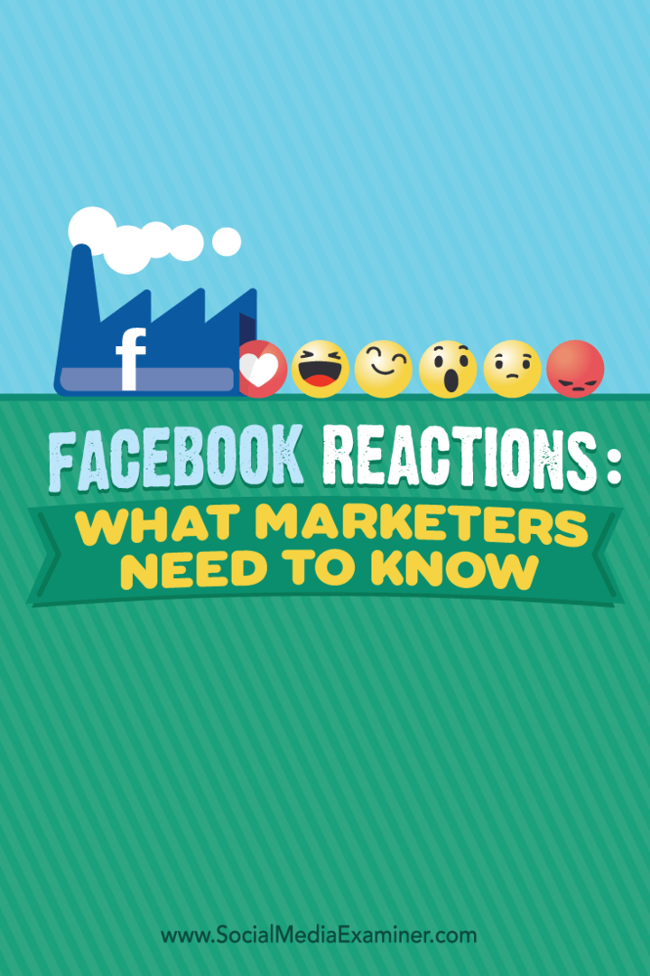 Реакције на Фејсбуку: Шта маркетиншки стручњаци морају знати: Испитивач друштвених медија