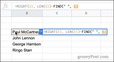 Коришћење функције ЛЕН у Гоогле табелама