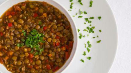 Да ли вас супа од зелене сочиве дебља? Рецепт за нискокалоричну супу од сочива