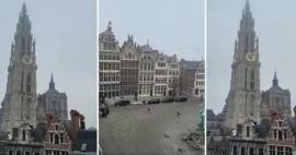 После земљотреса, из Катедрале у Белгији засвирана је химна! Подршка из целог света...