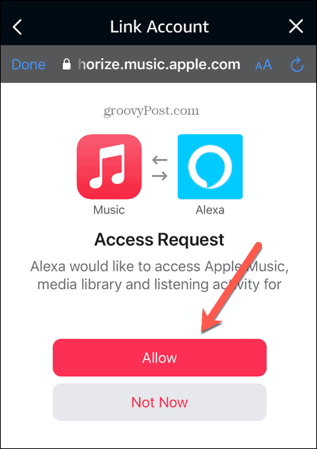 алека омогућава приступ Аппле музици