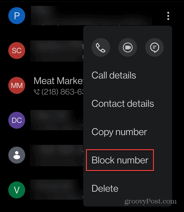 Блокирајте број на Андроиду