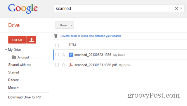 Како скенирати папирне документе на Гоогле диску помоћу Андроид-а