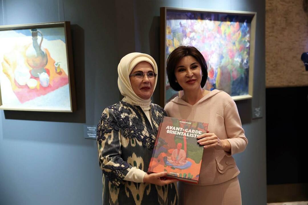 Посета Емине Ердогана Самарканду! Посетио изложбу Боје Узбекистана