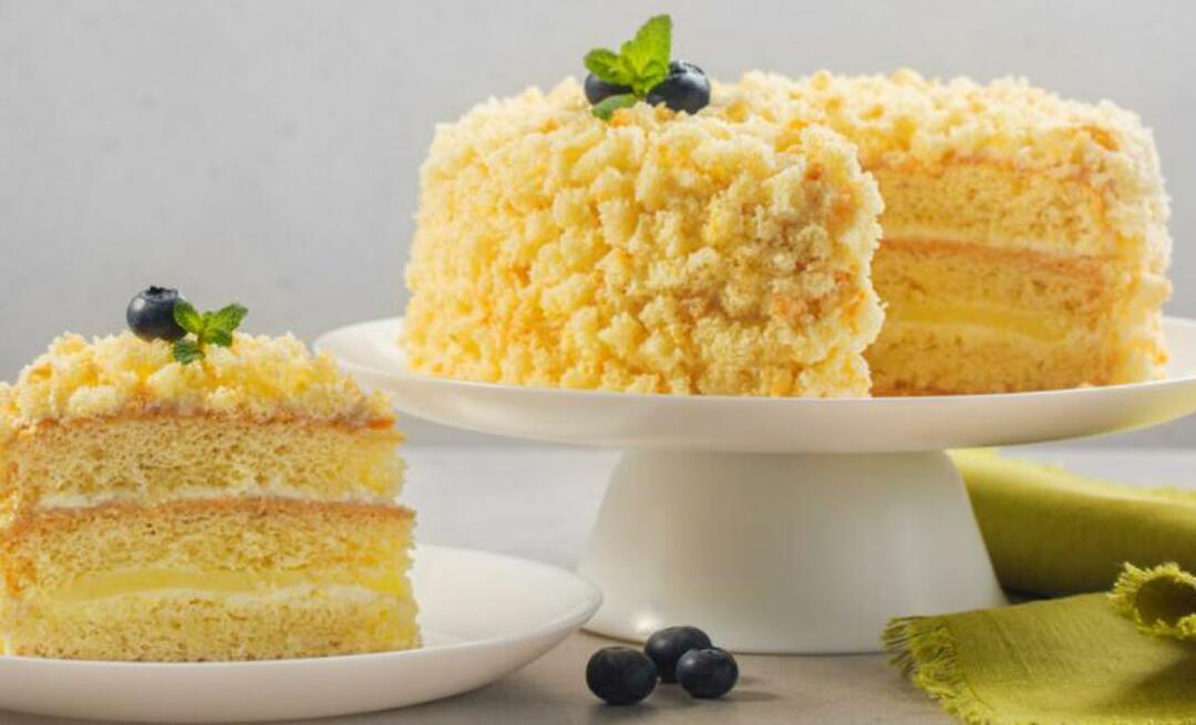 Како направити торта мимозу МастерЦхеф торта мимоза рецепт! Италијански колач торта мимоза