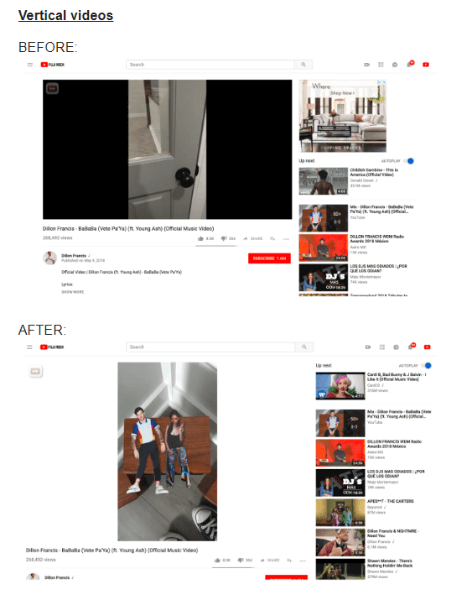 ИоуТубе је ажурирао начин гледања вертикалних видео записа на радној површини.