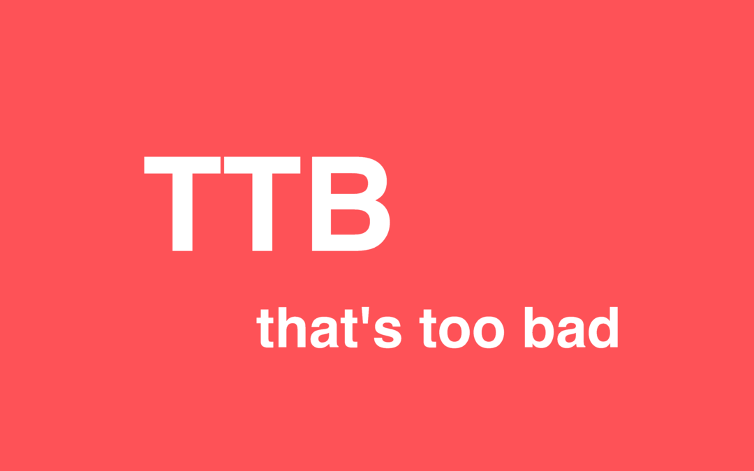Шта значи ТТБ и како да га користим?