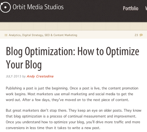медији за оптимизацију блога