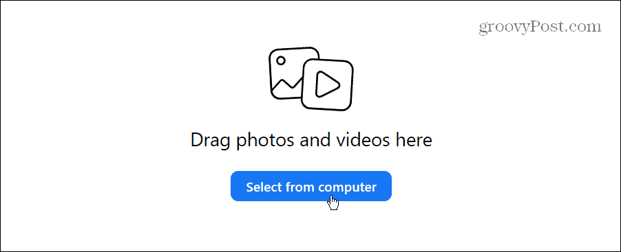 Инстаграм изаберите са екрана опције рачунара