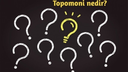 Шта је топомонија, шта она испитује? Које су предности топомонске науке? 