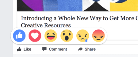 Реакције на Фејсбуку утичу на рангирање вашег садржаја нешто више од лајкова.