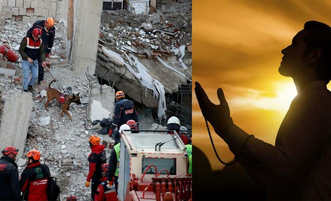 Какве се молитве моле за оне који су под рушевинама земљотреса?