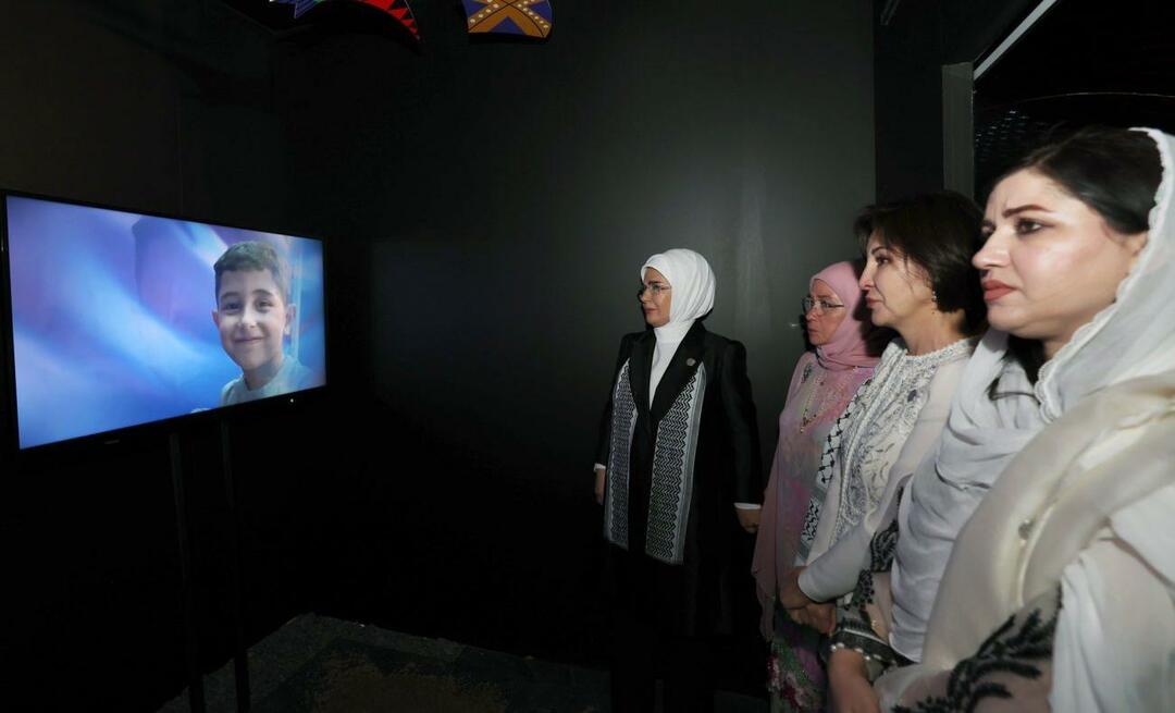 Прва дама Ердоган поделила је изложбу „Газа: отпор човечанству“!