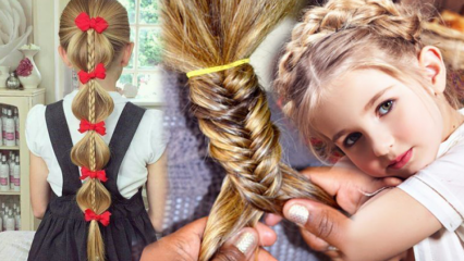 Које су дечје фризуре могуће да се раде код куће? Практичне и лагане школске фризуре