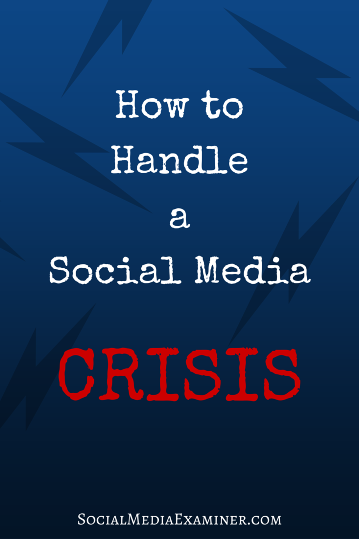 како се носити са кризом на друштвеним мрежама