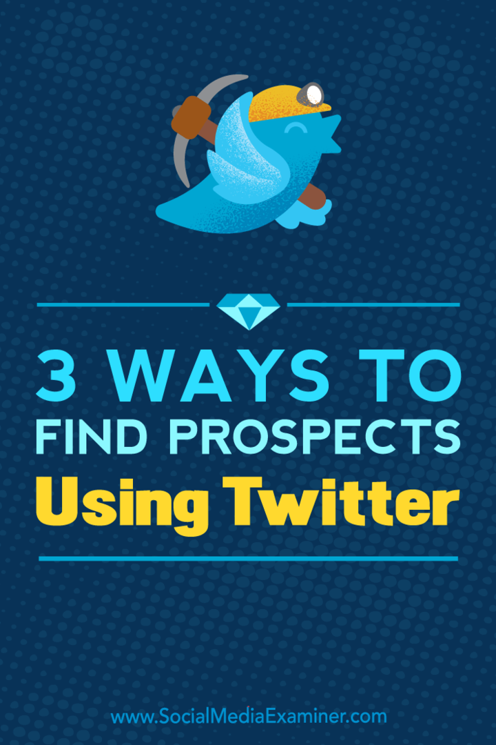 3 начина за проналажење изгледа помоћу Твиттера, Андрев Пицкеринг на Социал Медиа Екаминер.