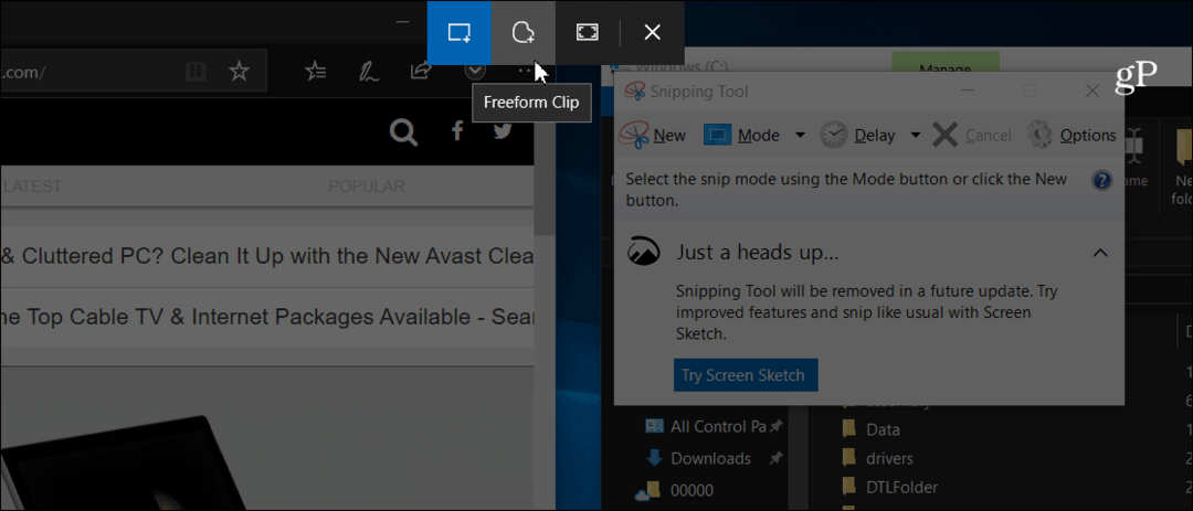 Грабите и додајте коментаре помоћу новог алата Снип & Скетцх у оперативном систему Виндовс 10
