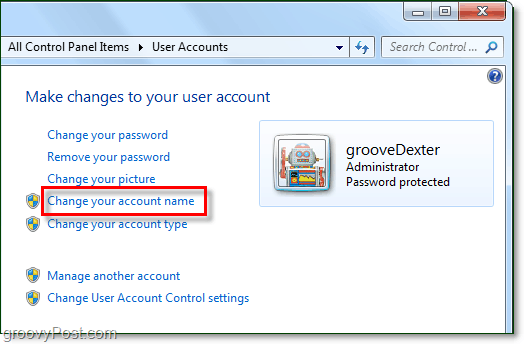 Како да промените своје корисничко име у оперативном систему Виндовс 7