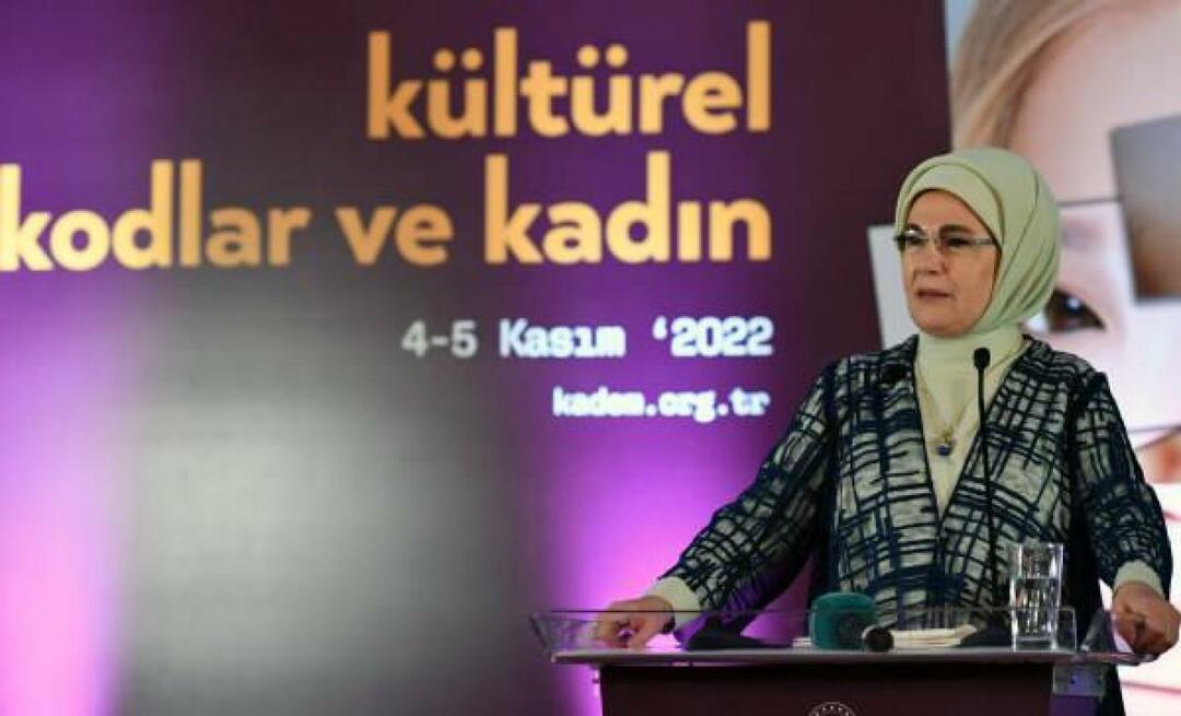 Емине Ердоган је 5. председник КАДЕМ-а. Он се дотакао важних питања на Међународном самиту о женама и правди!