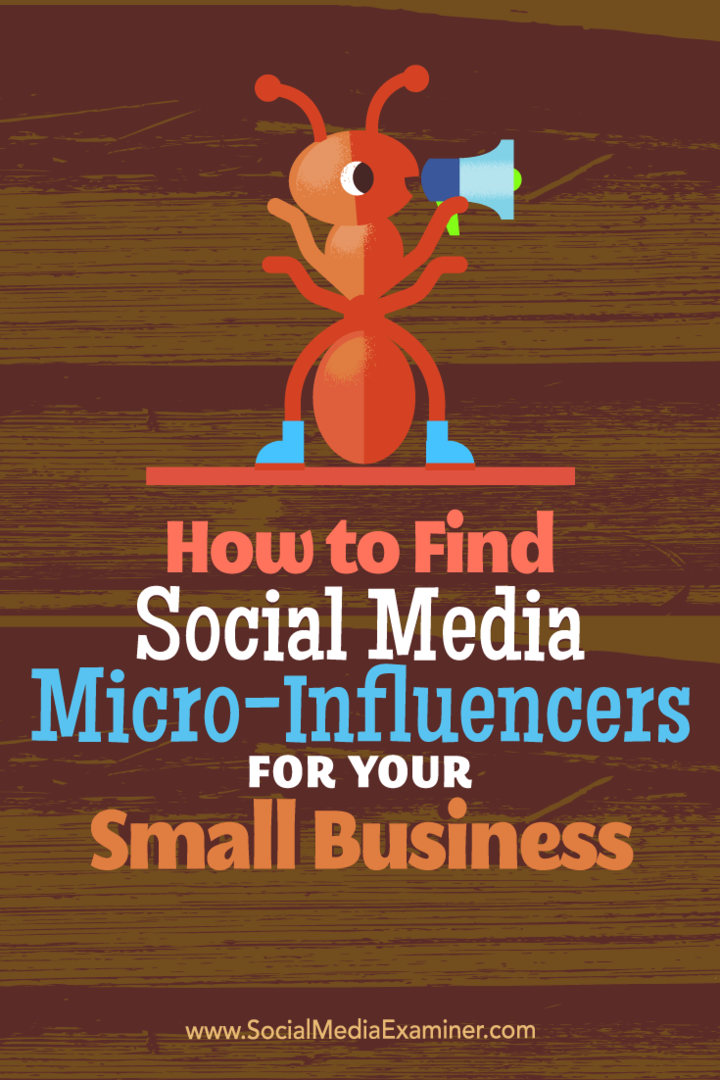 Како пронаћи микро-утицајнике друштвених медија за ваше мало предузеће, Схане Баркер, испитивач друштвених медија.