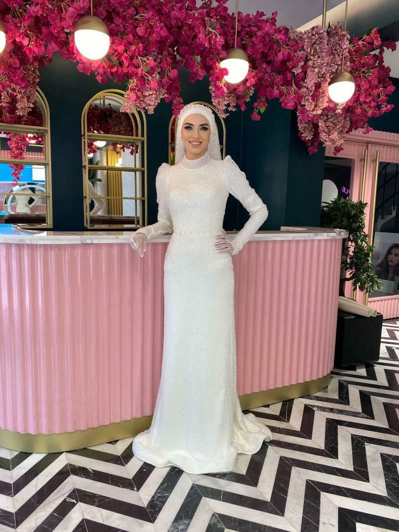 2021 модели хиџаб венчаница