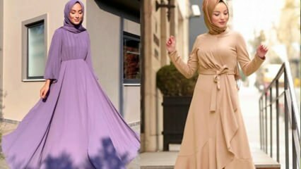 Како комбиновати летње хаљине са хиџабом? 2020 модели хаљина