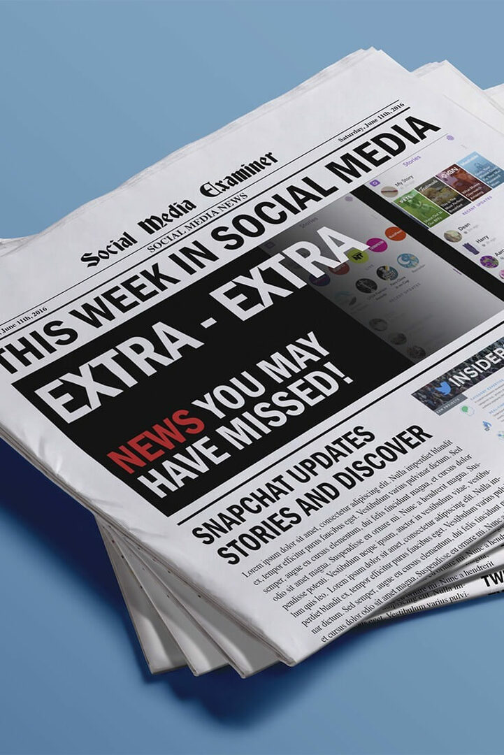 Снапцхат чини садржај откривенијим и друге вести на друштвеним мрежама за 11. јун 2016.