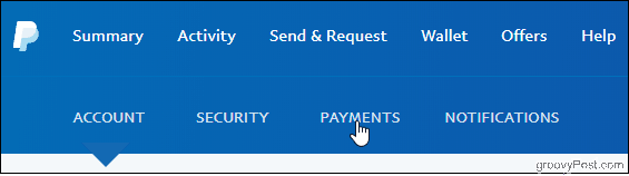ПаиПал Кликните картицу Плаћања