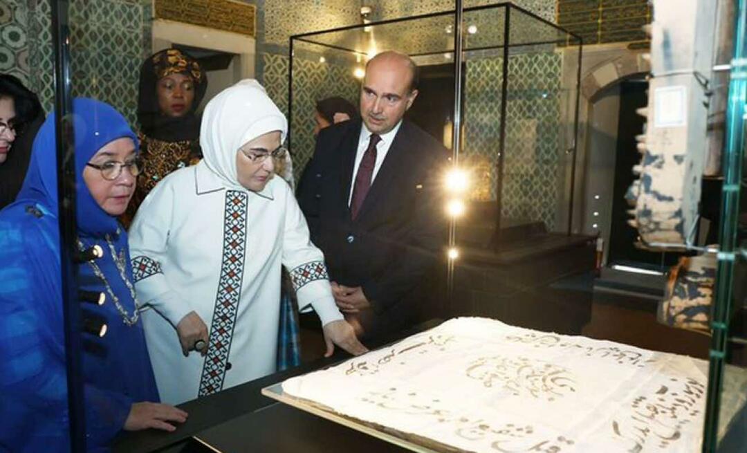Прва дама Ердоган посетила је палату Топкапи са супругама шефова држава