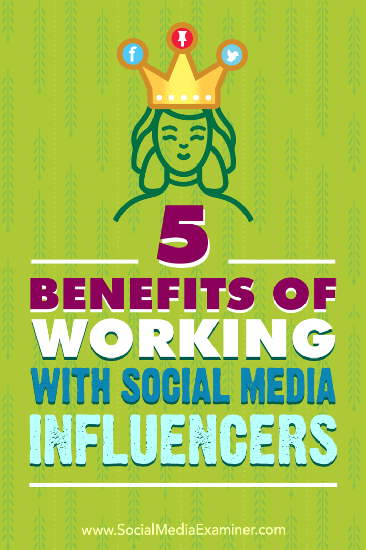 5 Предности рада са утицајима на друштвене медије, Схане Баркер, испитивач друштвених медија.