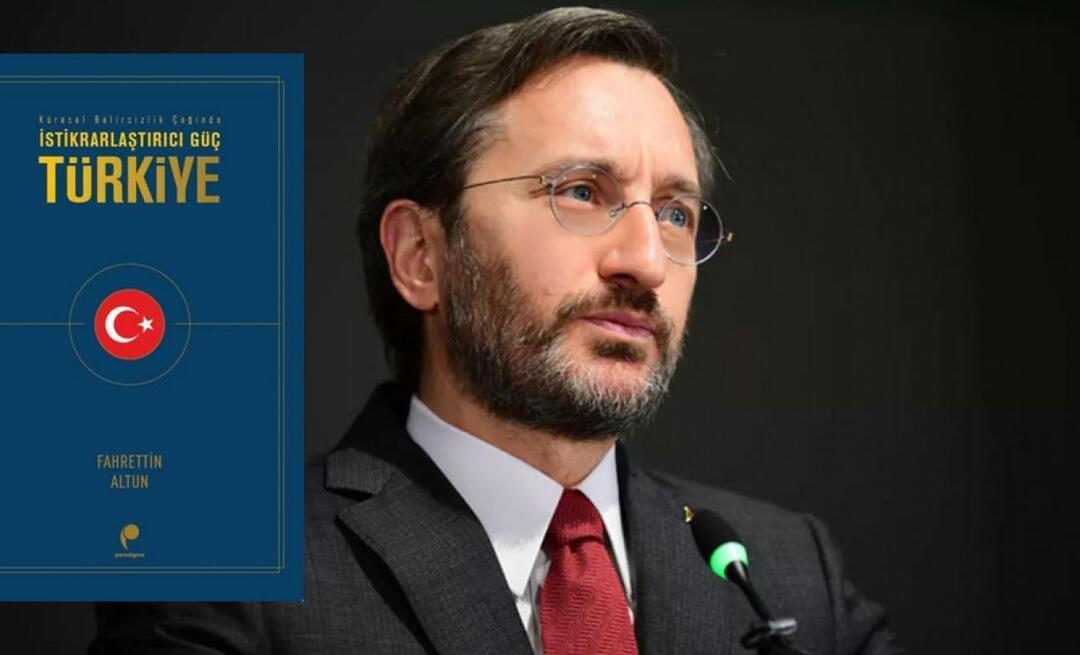 Нова књига директора за комуникације Фахреттина Алтуна: Стабилизирајућа моћ Турске