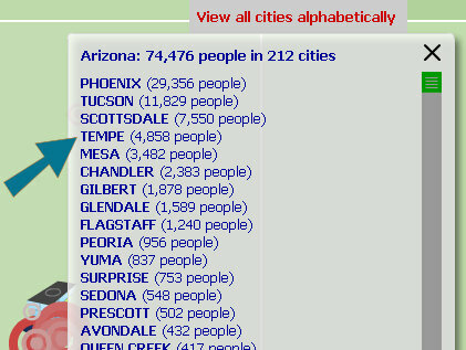 листа градова са двадесет година