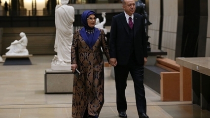 Османски детаљ у хаљини прве даме Ердоган!