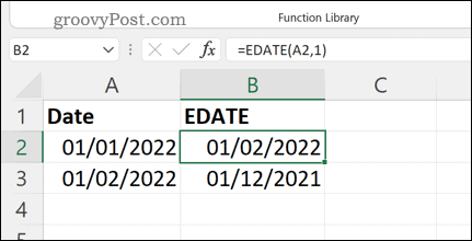 Даљи примери формуле ЕДАТЕ у Екцел-у
