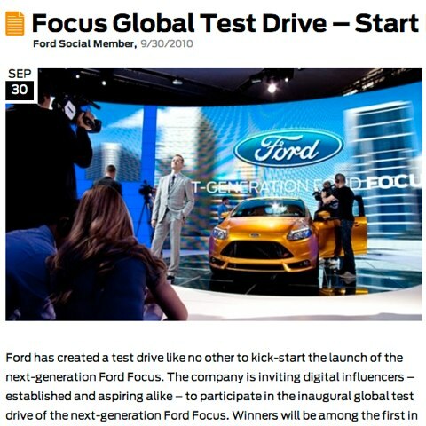 фокус глобалне тест вожње