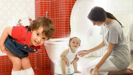 Како пелене оставити деци? Како деца треба чистити тоалет? Тоалетни тренинг ..