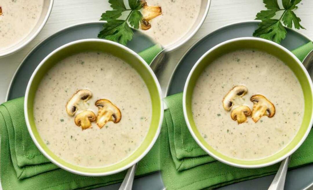 Рецепт за укусну кремасту супу од печурака од Гузиде Мертцан! Љековита супа од печурака
