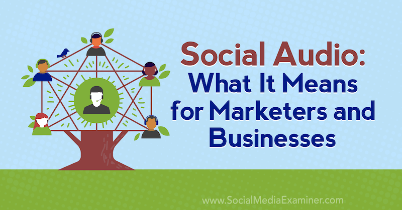 Социал Аудио: Шта то значи за маркетере и предузећа: Испитивач друштвених медија