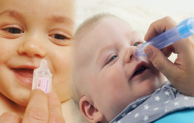 Зачепљење носа и кихање код новорођенчади