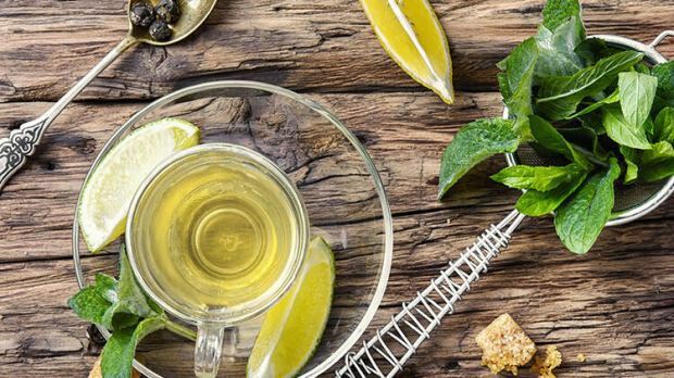 Рецепт за зелени чај са лимуном